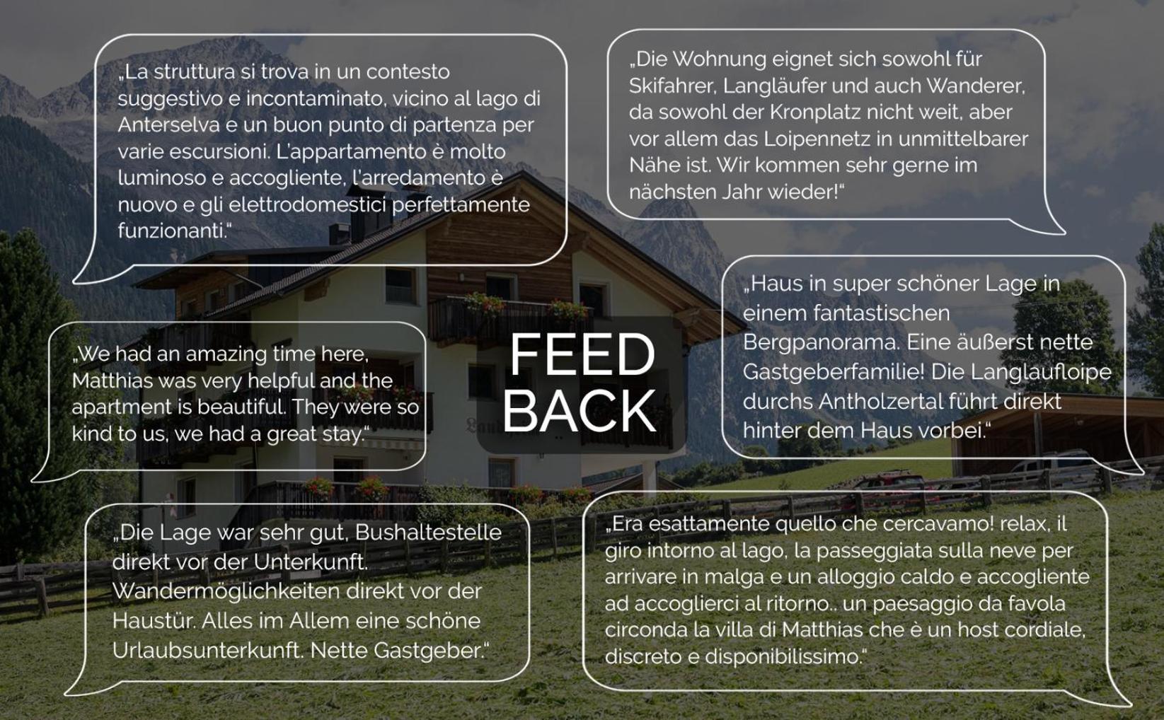 Apartments Nature Apis Landheim Anterselva di Mezzo Exterior photo